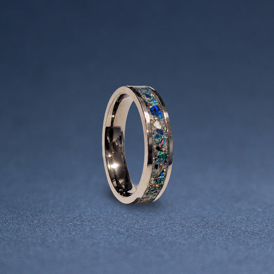 Custom 4mm Titanium Flat Edge Ring