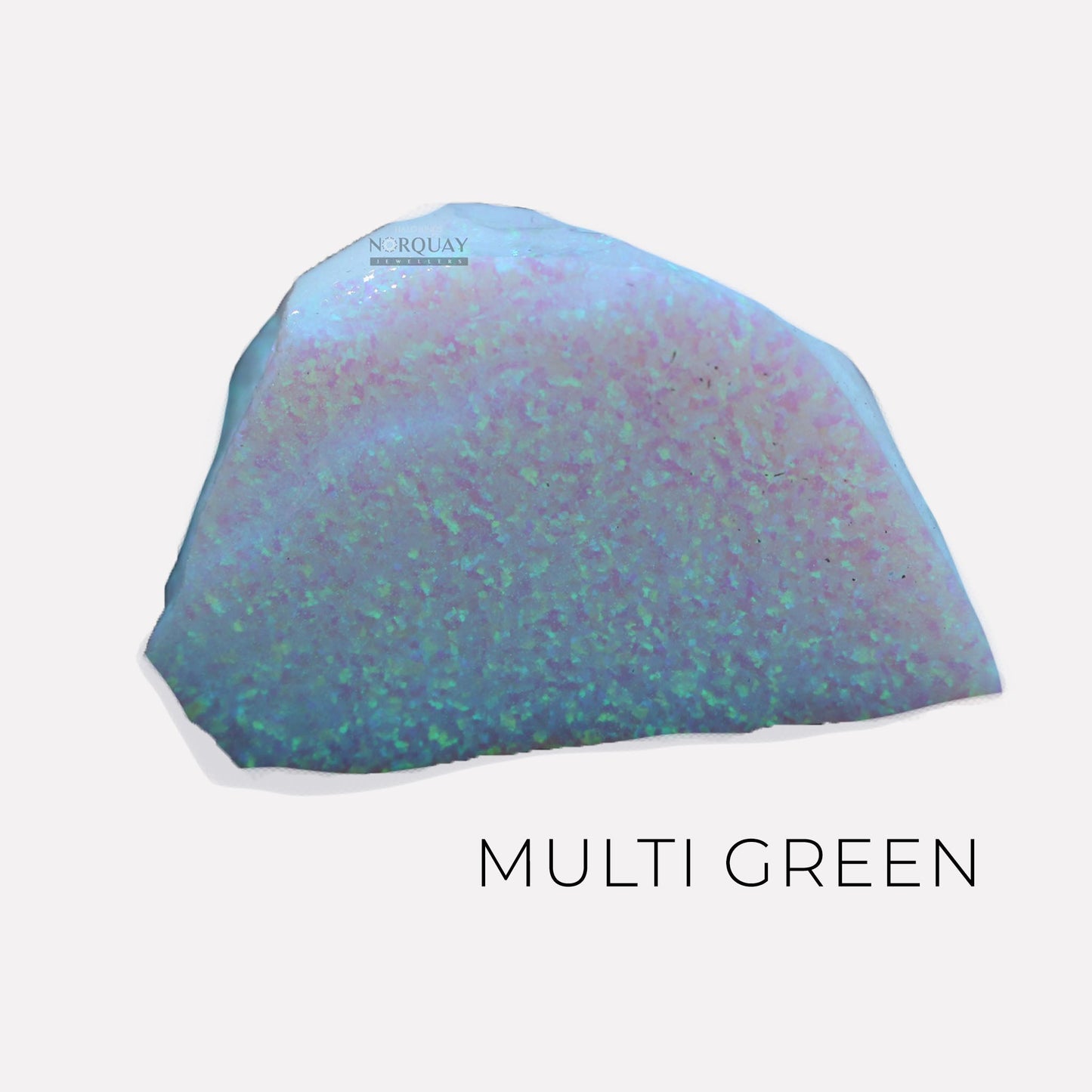 Custom Square Opal Inlay Memorial Pendant Necklace