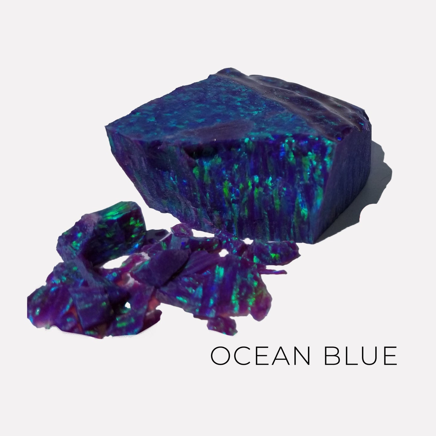 Custom Square Opal Inlay Memorial Pendant Necklace