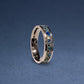 Custom Cremation 4mm Titanium Flat Edge Ring